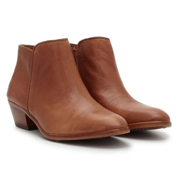 sam edelman petty ankle bootie deep saddle leather